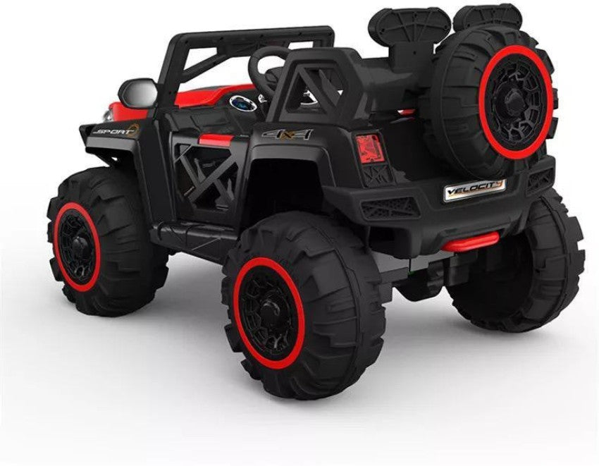 New 2024 jumbo 4×4 Jeep for Heavy Duty. 12v Large Size BQ 2188 Desert Thunder Jeep with Swing / Rocking function for Happy Kids