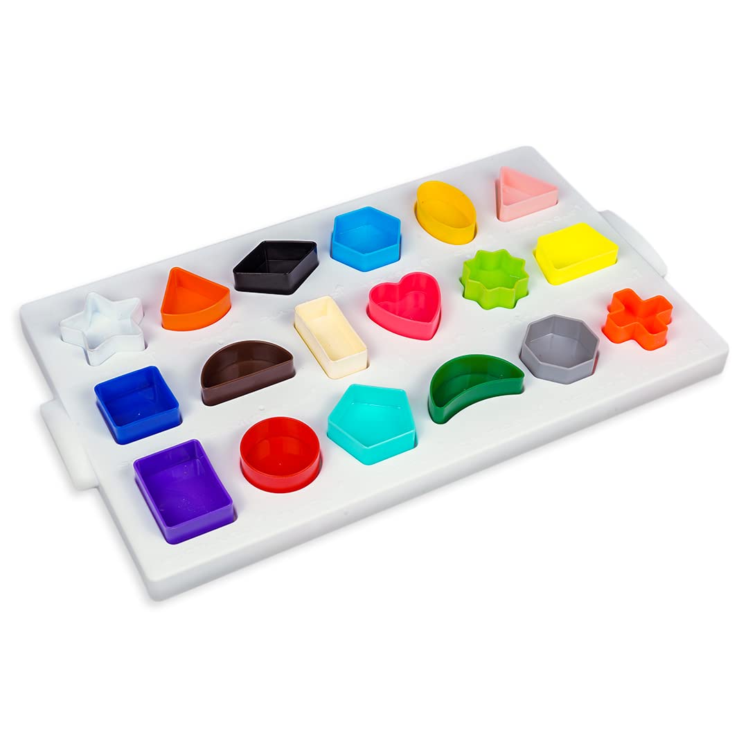 Ratna's Shape Sorter Jumbo Educational Learning of 18 Different Shapes & Colours for Kids
