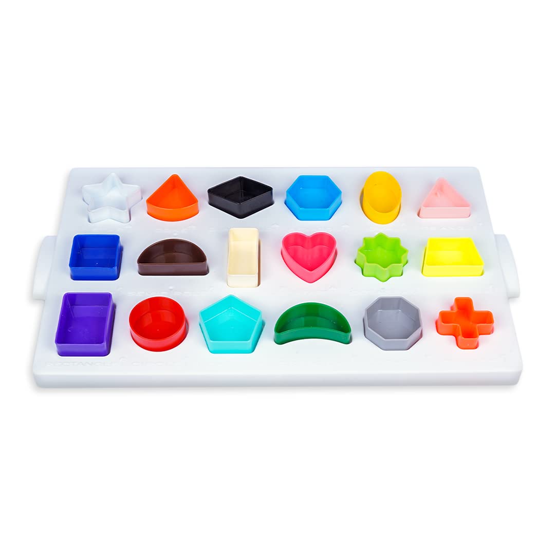 Ratna's Shape Sorter Jumbo Educational Learning of 18 Different Shapes & Colours for Kids