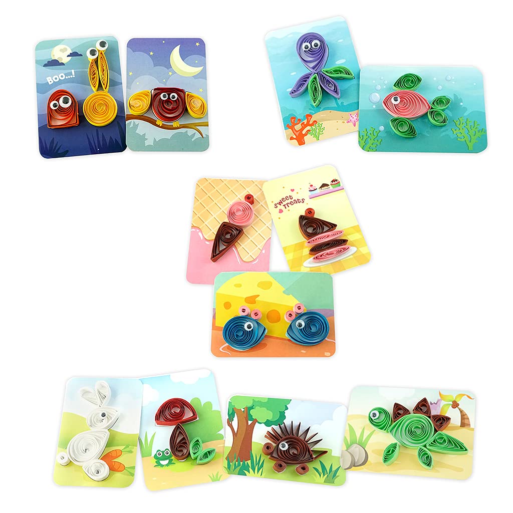 Quill On Spyrosity Spyrosity 3D Crinklers Explore Quilling Based Creative Toy and Activity Set with Patent Pending Motorized Tool for Boys and Girls Above 5 Years (Multicolour)