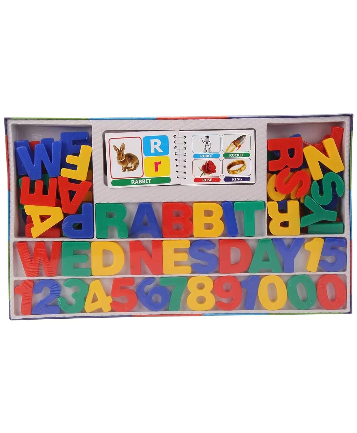 Ratnas Educational Letter Word Picture Senior, Alphabets & Numbers for Kids to See The Picture, Find The Letter & Make The Word