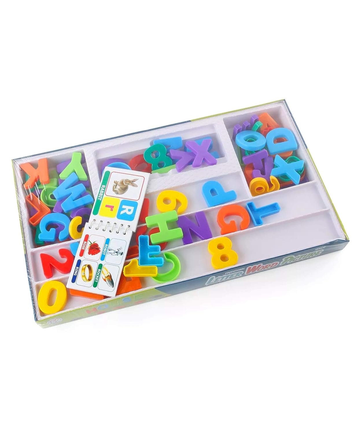 Ratnas Educational Letter Word Picture Senior, Alphabets & Numbers for Kids to See The Picture, Find The Letter & Make The Word