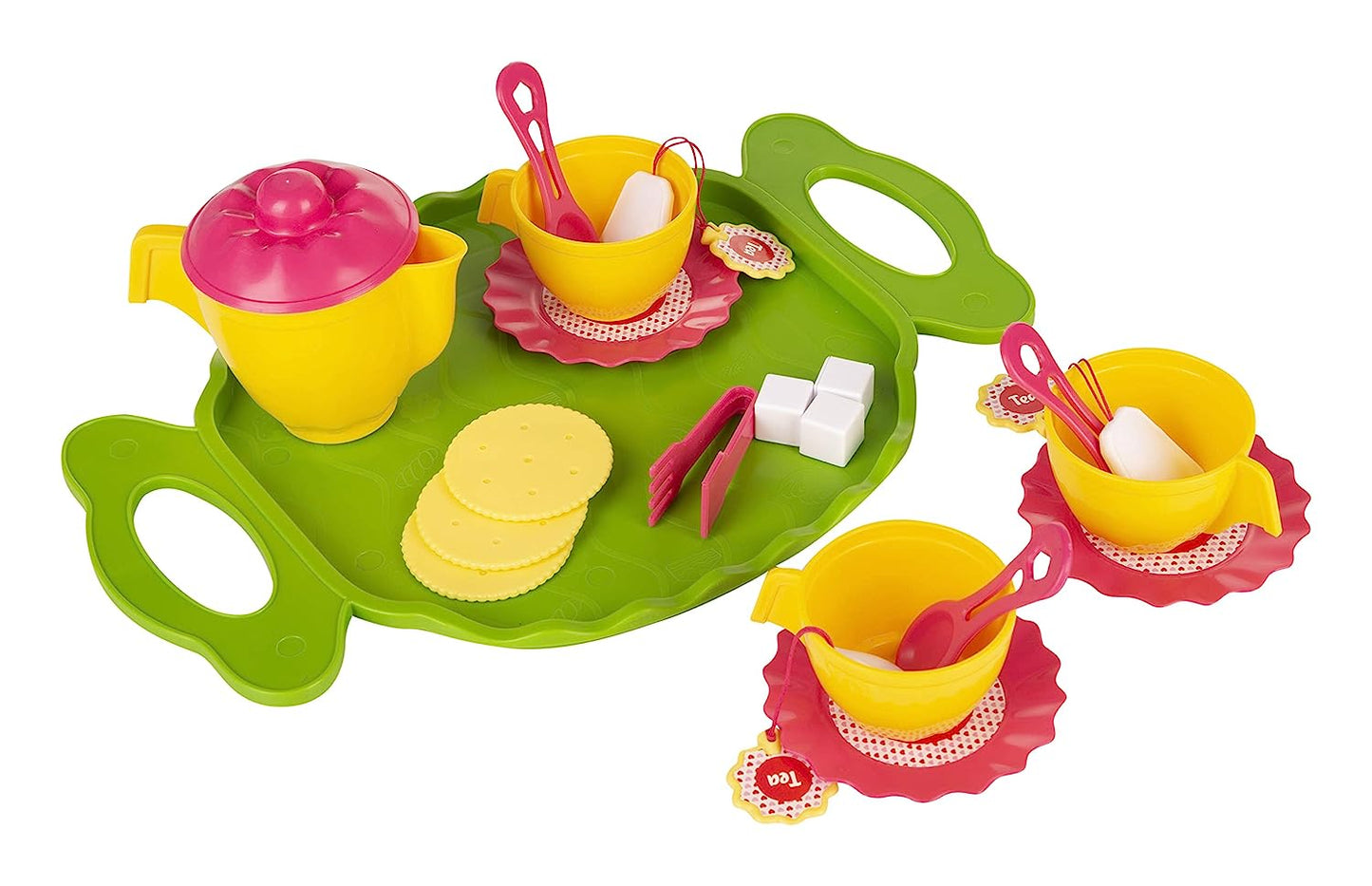 Giggles - Tea Party Set, 22 Piece Colourful Pretend and Play Tea Set, Language and Social Skills,Role Play, 3 Years & Above, Preschool Toys