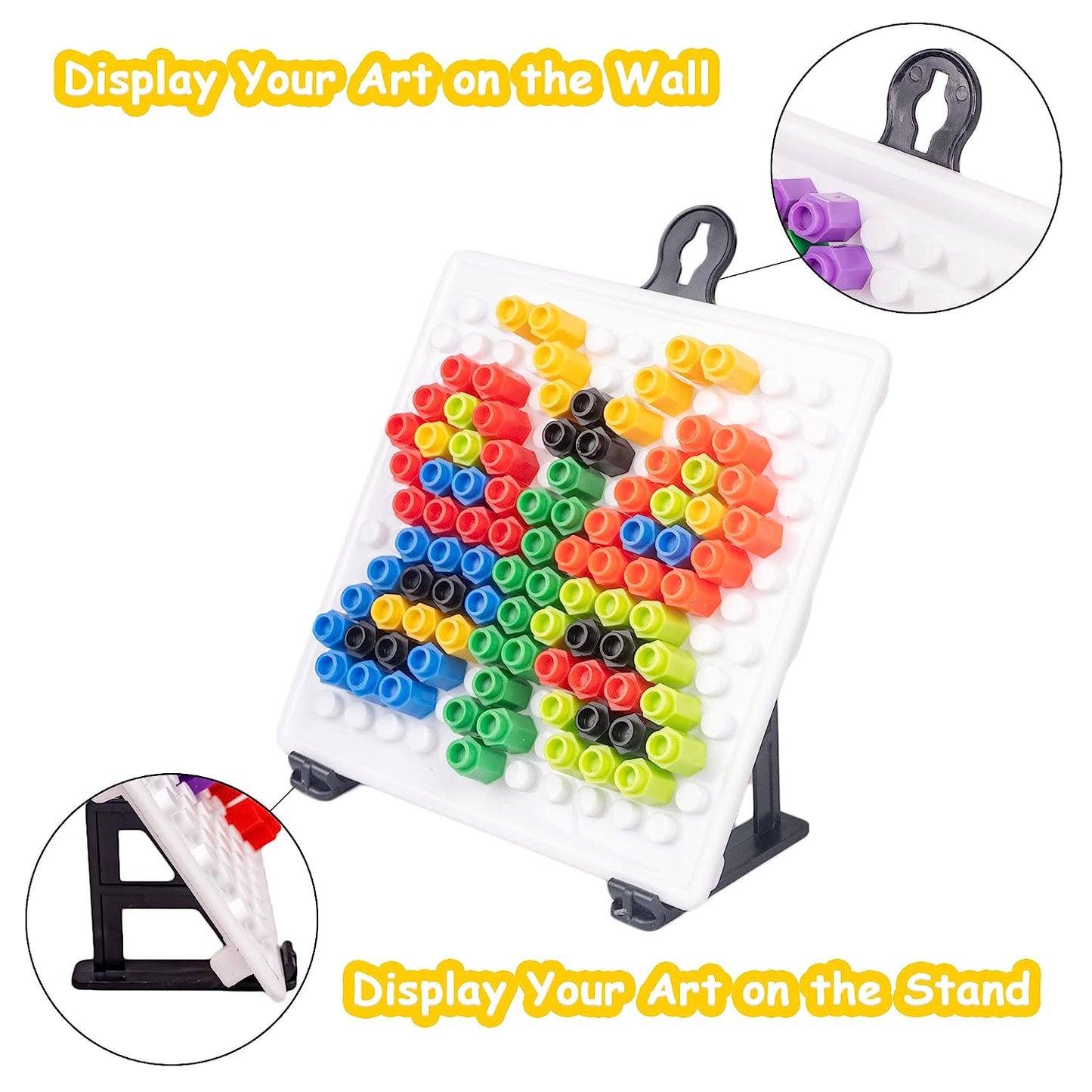RATNA'S Magic pegs for Kids to Create Their own World Out of pegs Given and Create Different Designs (Small)