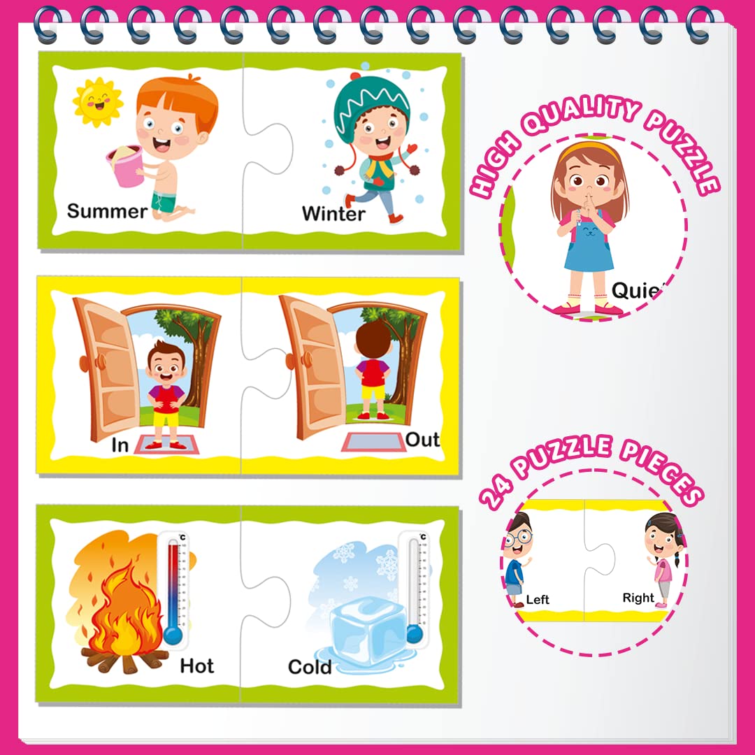 Ratna's Educational Jigsaw Puzzle Range for Kids (Opposites)