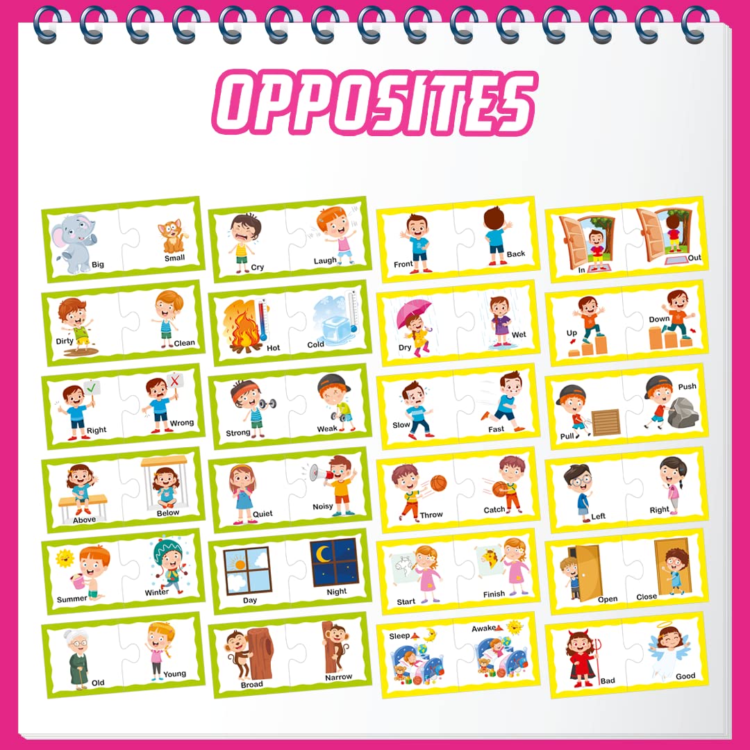 Ratna's Educational Jigsaw Puzzle Range for Kids (Opposites)