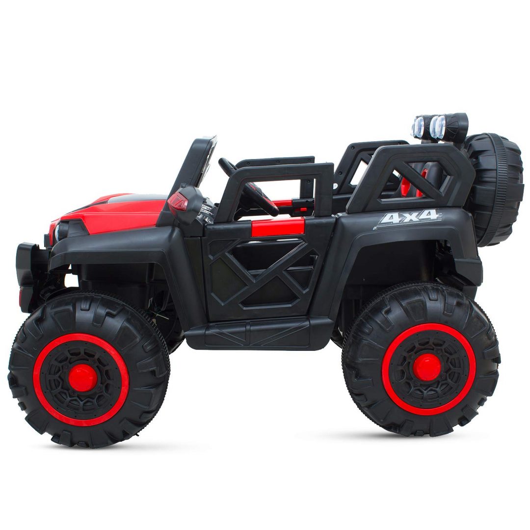 New 2024 jumbo 4×4 Jeep for Heavy Duty. 12v Large Size BQ 2188 Desert Thunder Jeep with Swing / Rocking function for Happy Kids