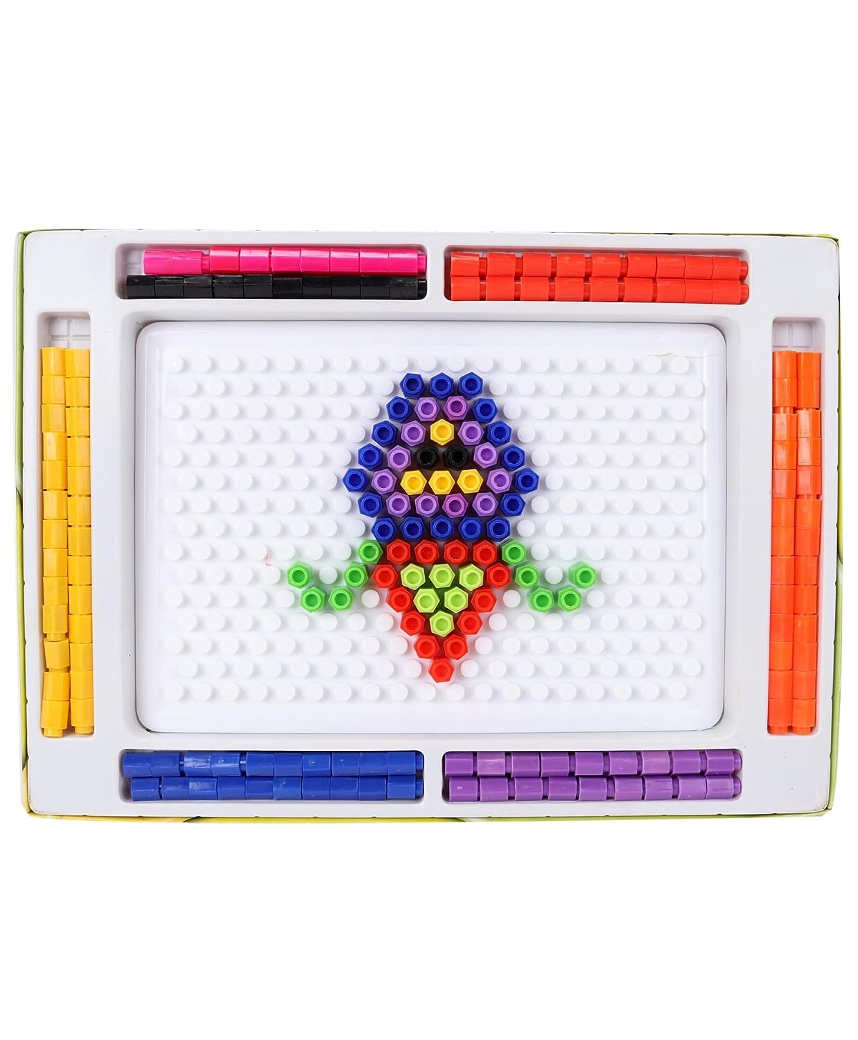 Ratna's Magic pegs for Kids to Create Their own World Out of pegs Given and Create Different Designs (Big)