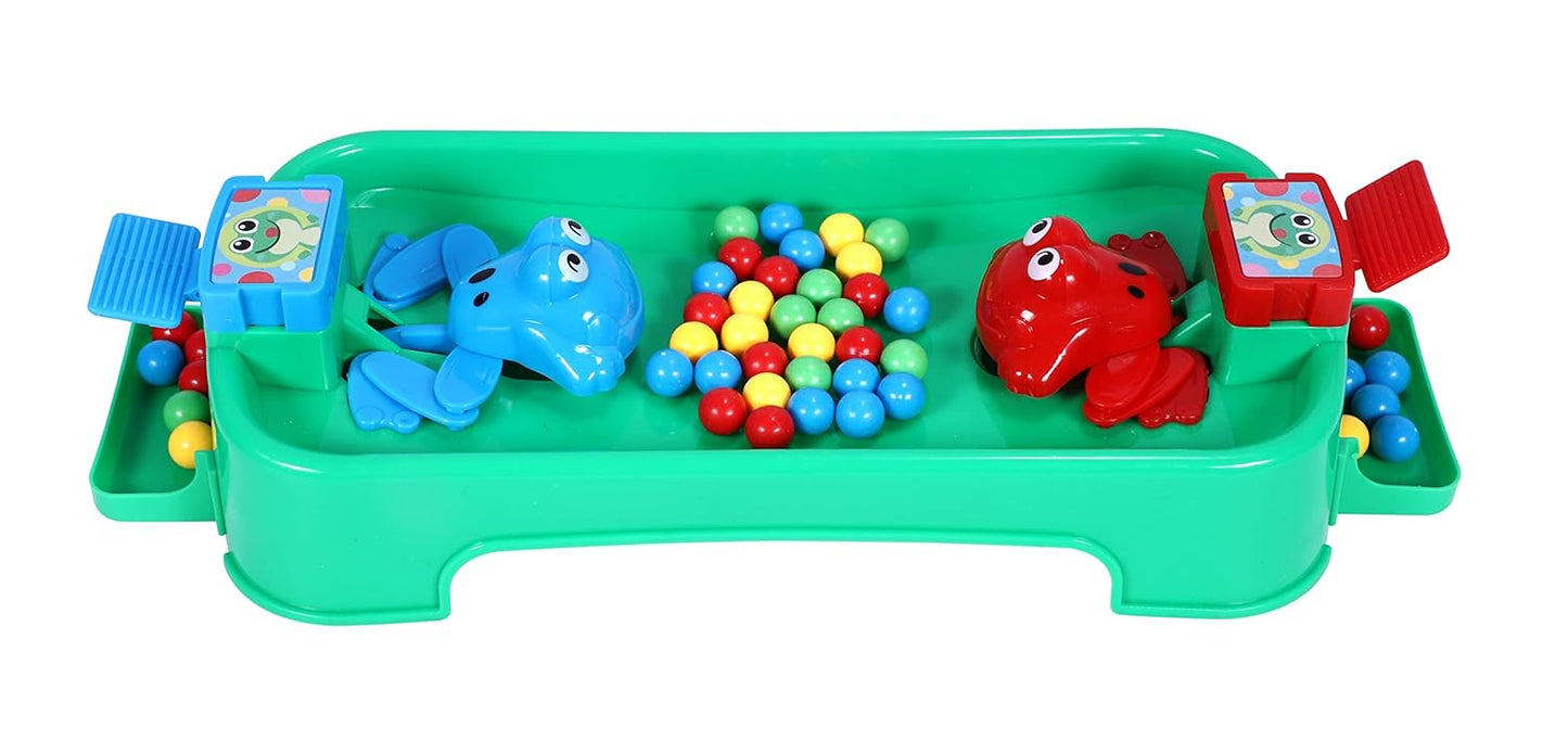 Toyzone Frog Eat Beans Game-2 Players-61014 | Eat The Beans | Hungry Frog Game for Kids | Multiplayer Games | Game for 2 Players | Board Game