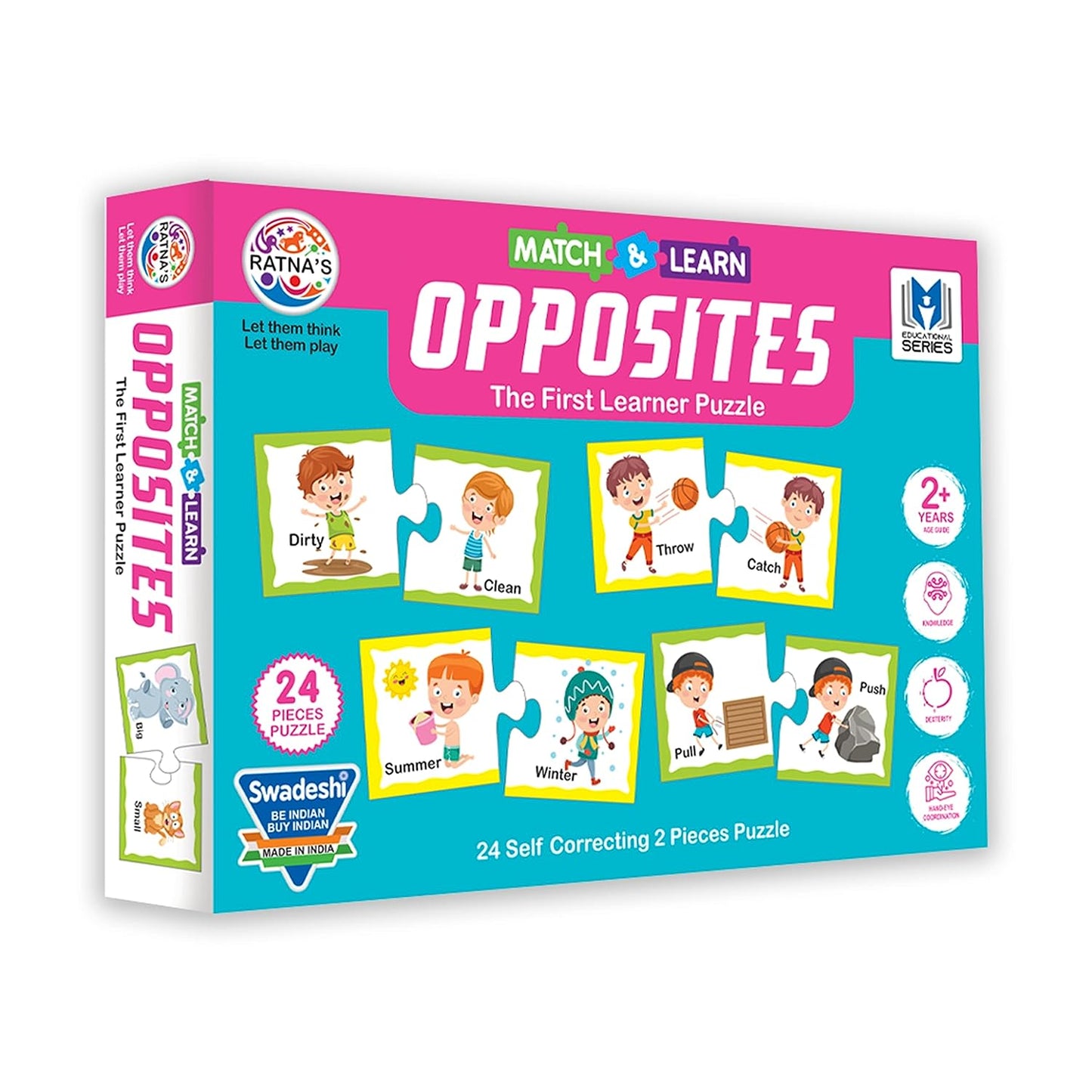 Ratna's Educational Jigsaw Puzzle Range for Kids (Opposites)