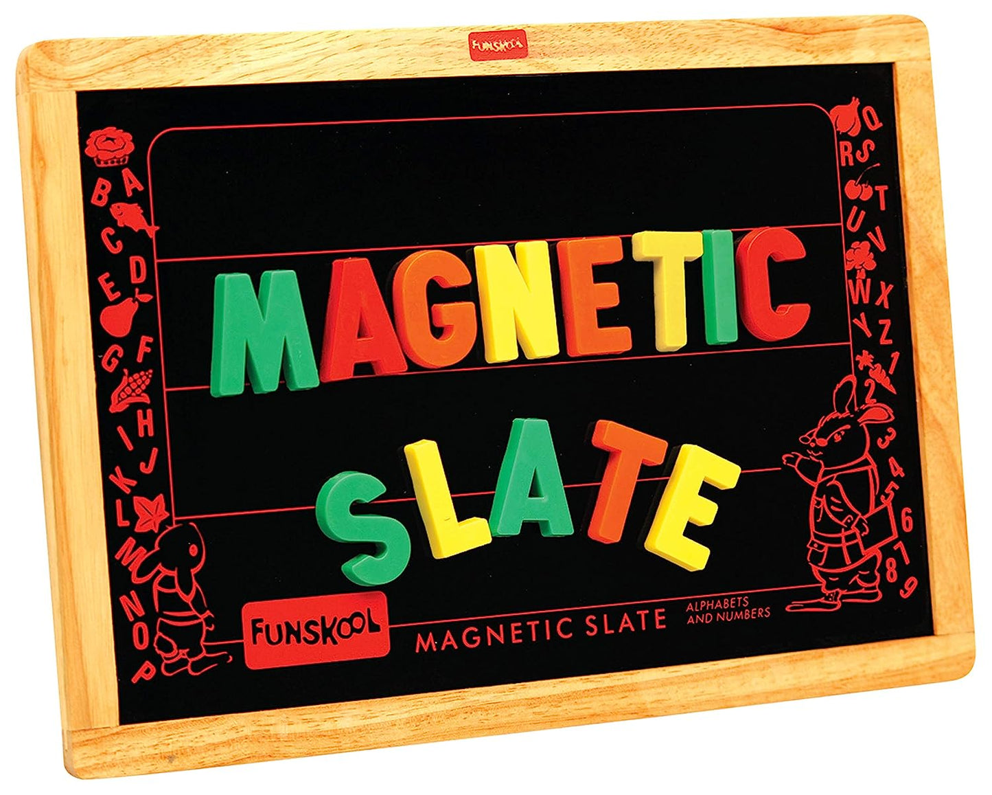 Giggles - Magnetic Slate , Alphabet and Numbers learning board, Early learning, 3 Years & above, Preschool toys