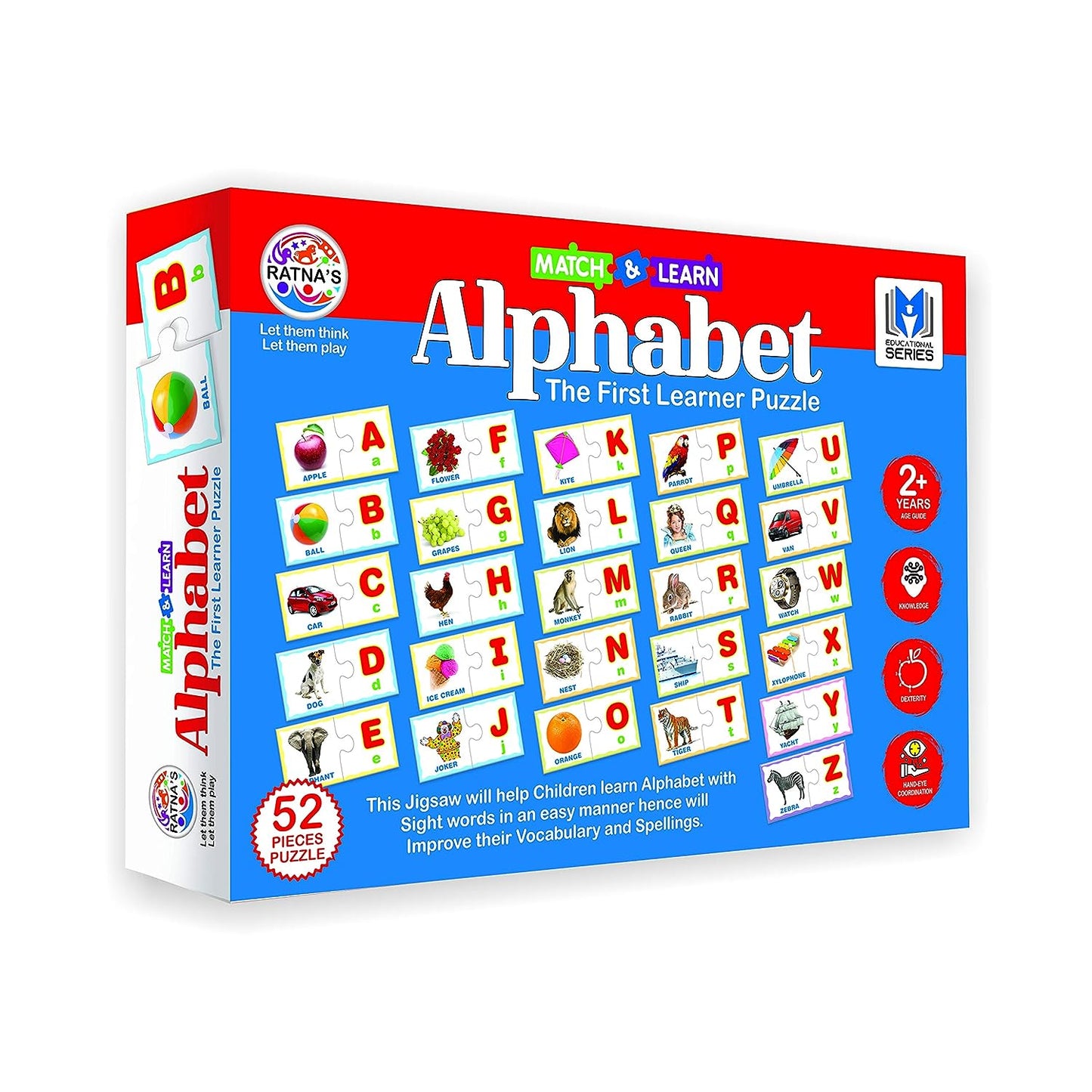 RATNA'S Educational Jigsaw Puzzle Range for Kids (Alphabet)