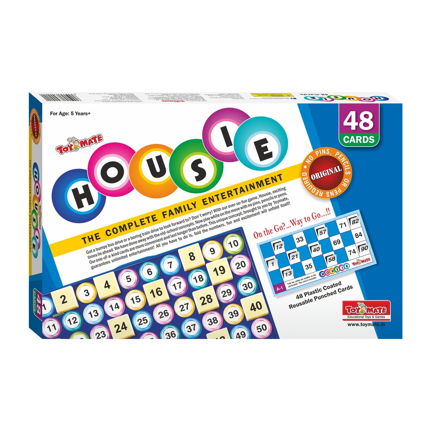 Toymate Housie 48 Cards Board Game