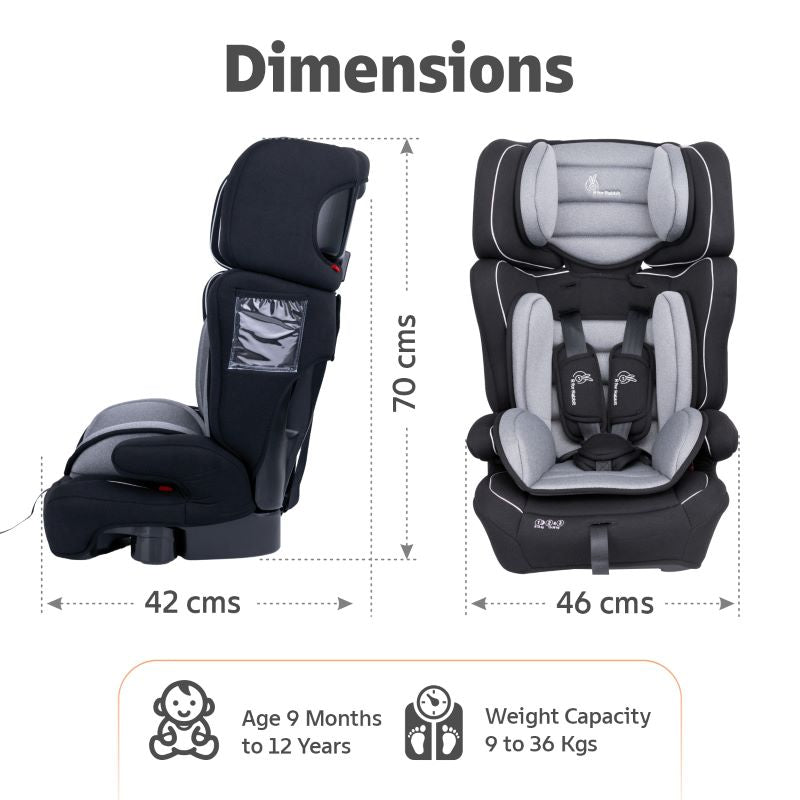 R for Rabbit Jumping Jack Grand Baby Car Seat for 0 to 12 Years