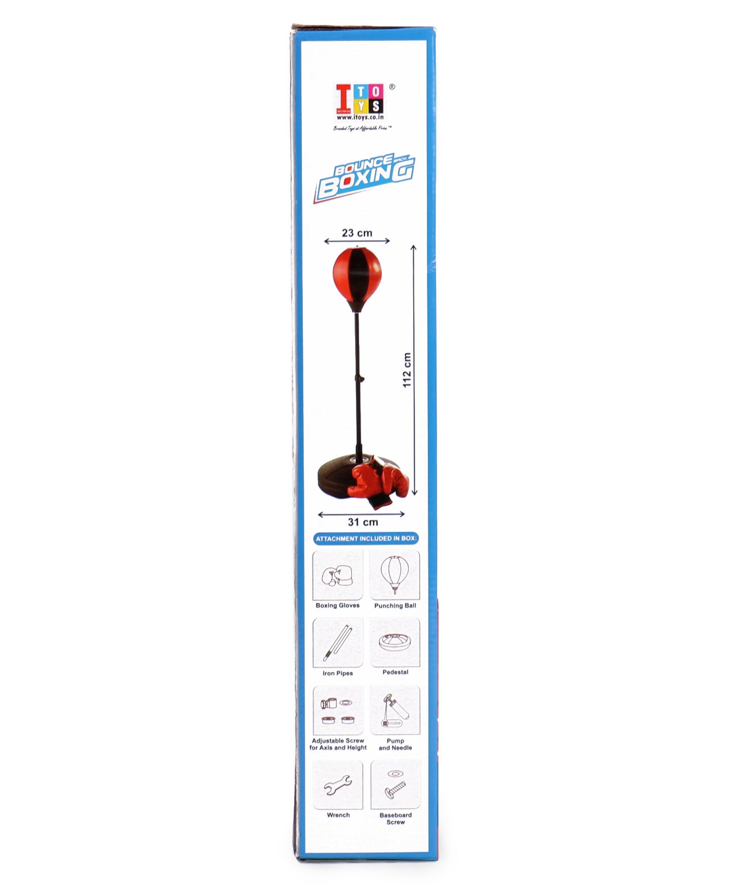 Bounce Back Boxing Punching Bag - Red and Black
