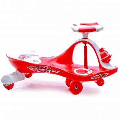 Playtool Twist and Swing Teddy Car Ride Ons for Kids-Indoor and Outdoor Play Area Teddy Twister / Magic Car RED