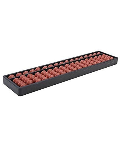 Ratna's Educational Abacus 17 Rod Brown Color Abacus Tool for Kids to Enhance Their Counting Skills and Mathematics Multicolor