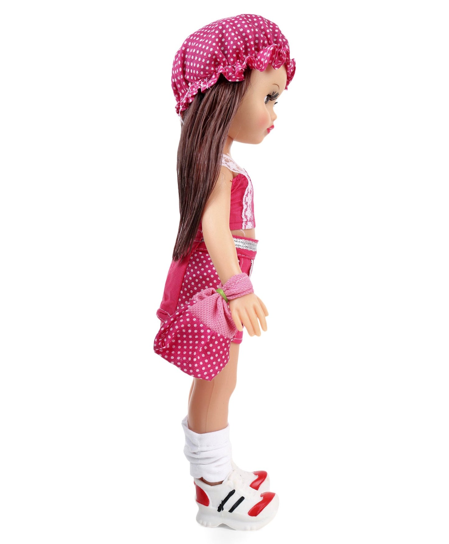 Speedage Ahnna Fashion Doll With Cap Pink - Height 33 cm
