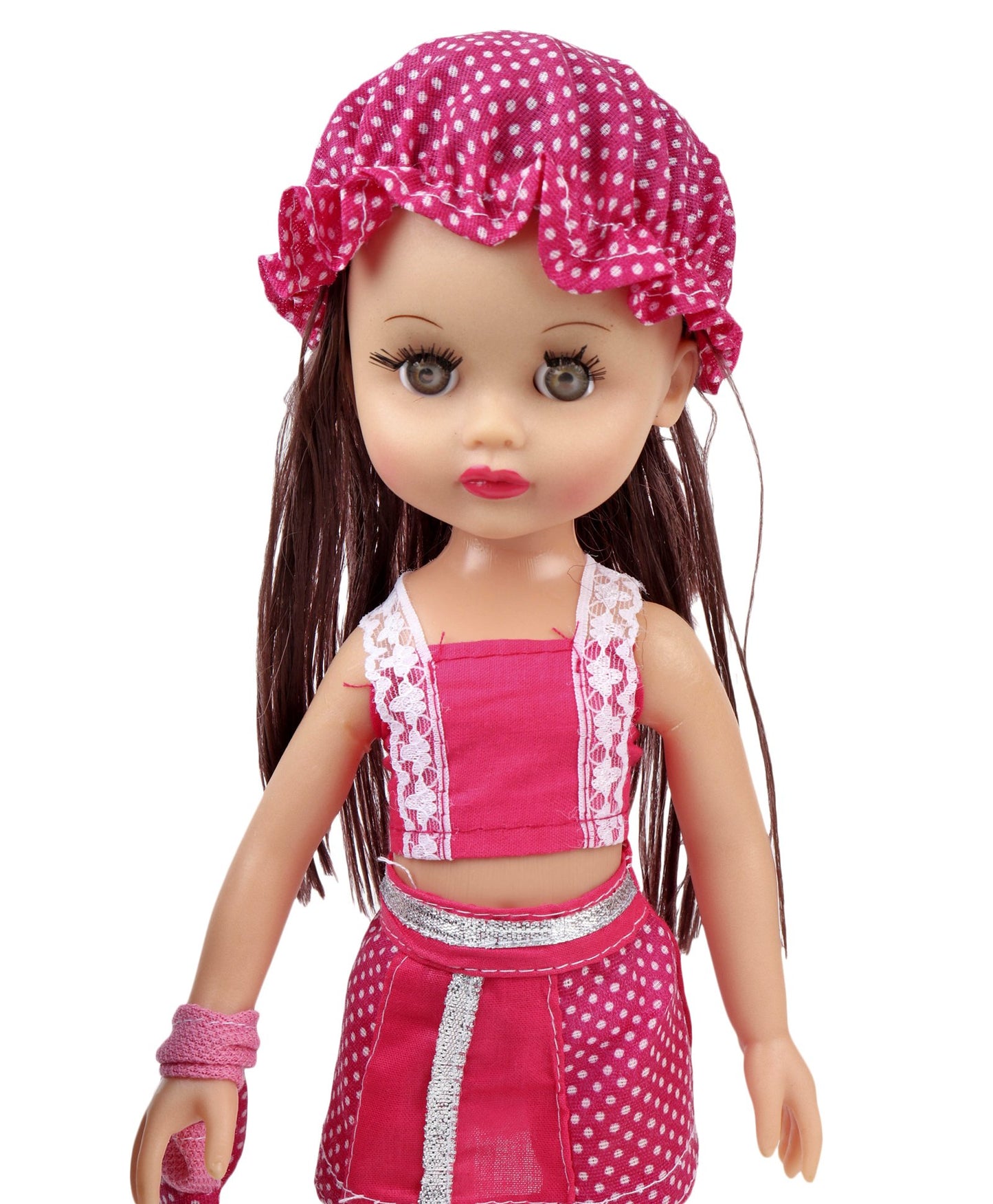 Speedage Ahnna Fashion Doll With Cap Pink - Height 33 cm