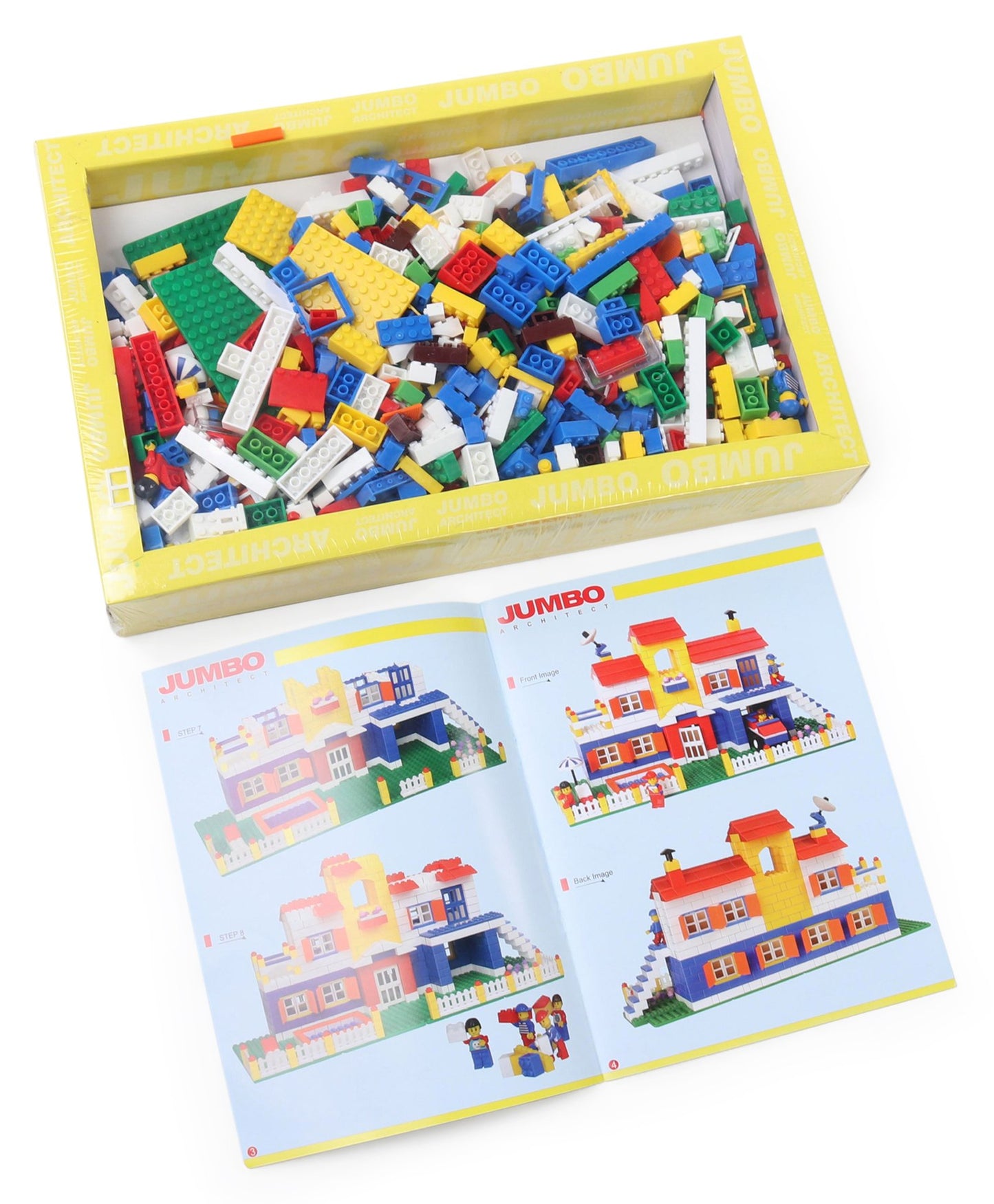 Ratnas Jumbo Architect Building Blocks Set Multicolour - 900+ Blocks