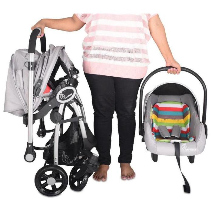 R for Rabbit Chocolate Ride Travel System Baby Stroller  Easy To Fold, Reversible Handle, Easy Attachment Of Infant Car Seat