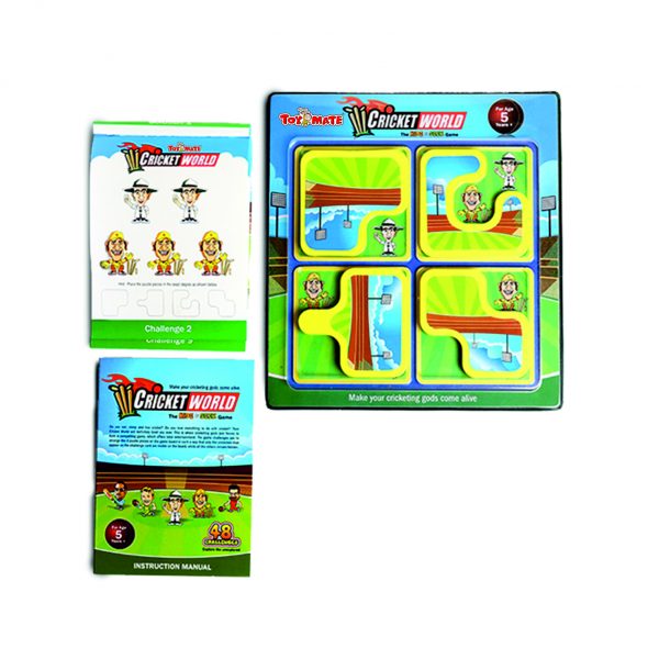 Playmate Hide N Seek Cricket World theme puzzle. Age 5 to 8 Years +  (6 Pieces)