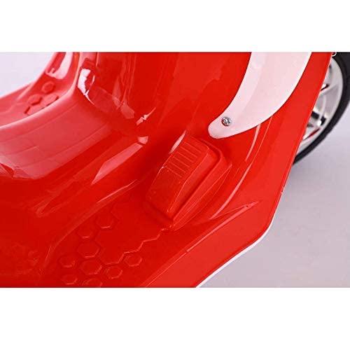 Kids Rideon Scooty 5188 with Rechargeable Battery Operated Ride on for Kids (ISI Certified) | Electric Bike for Children [3 to 5 Years] (Red)