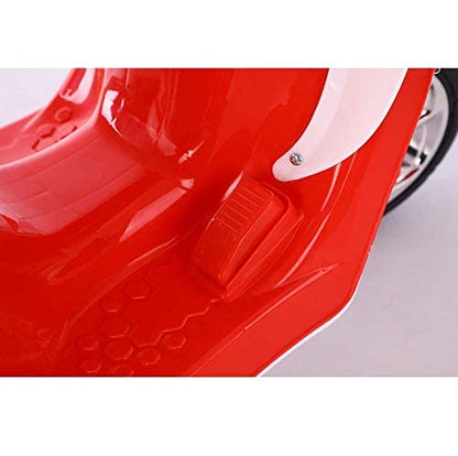 Kids Rideon Scooty 5188 with Rechargeable Battery Operated Ride on for Kids (ISI Certified) | Electric Bike for Children [3 to 5 Years] (Red)