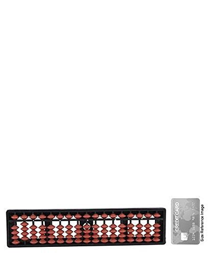 Ratna's Educational Abacus 17 Rod Brown Color Abacus Tool for Kids to Enhance Their Counting Skills and Mathematics Multicolor