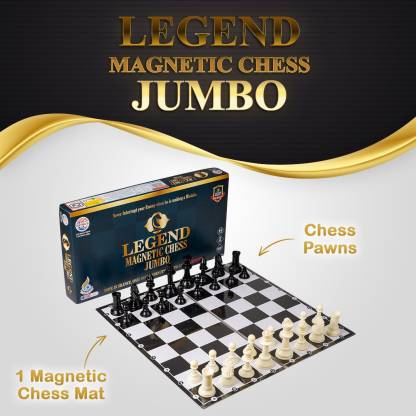 RATNA'S Legend Magnetic Chess Jumbo Strategy & War Games Board Game (1946) Strategy & War Games Board Game