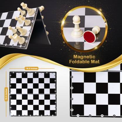 RATNA'S Legend Magnetic Chess Jumbo Strategy & War Games Board Game (1946) Strategy & War Games Board Game