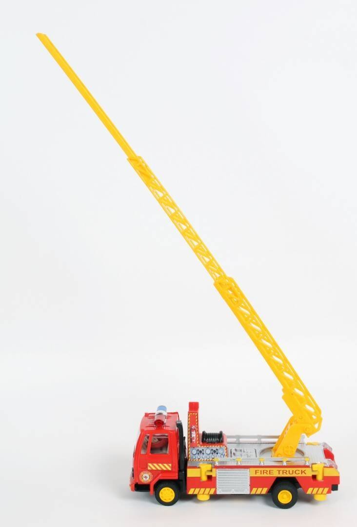 Centy Toys Fire Ladder Truck, Yellow - MRGTOYS