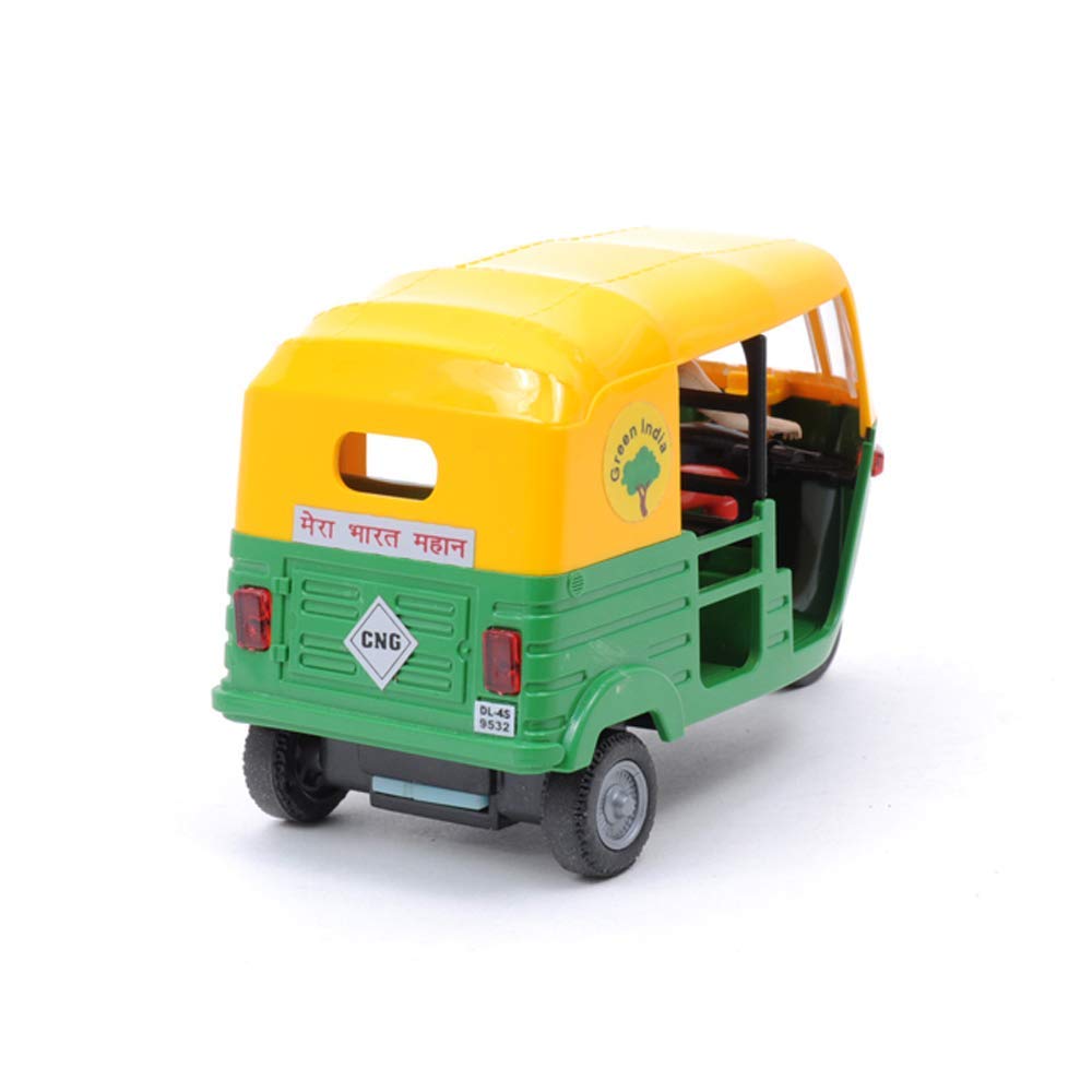 Centy Toys Plastic Pull Back Auto Rickshaw, Number Of Pieces: 1, Multicolour - MRGTOYS