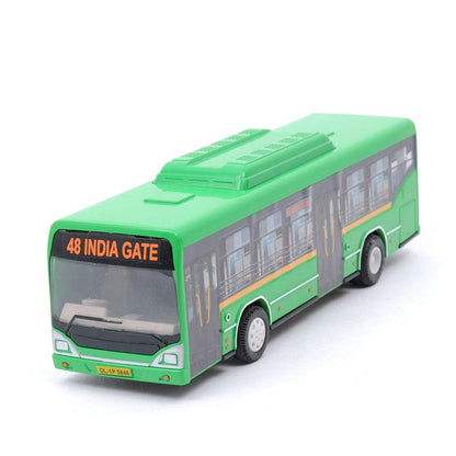 Centy Toys Plastic Pull Back Bus, 1 Pull Back Bus, Assorted Colour - MRGTOYS