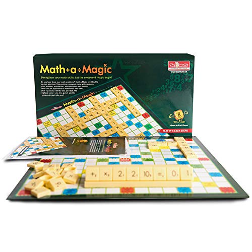 Toymate Math-A-Magic - Mental Maths Learning Equations Board Game Puzzle for Kids 6+
