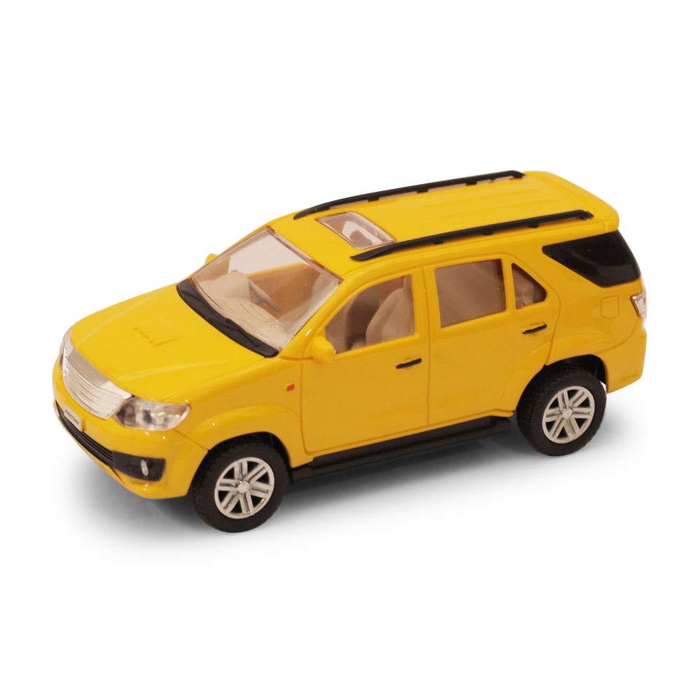 Centy Toys Plastic Fortuner Pull Back Car, 1 Pull Back Car, Assorted Colour - MRGTOYS