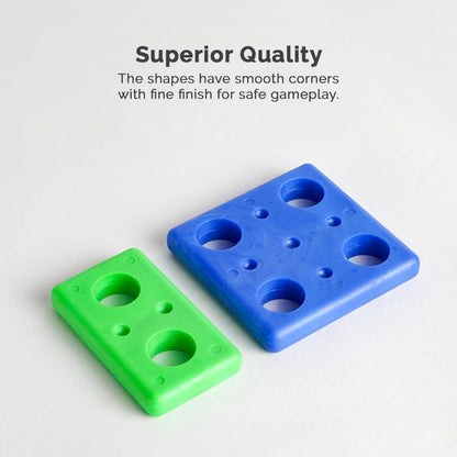 RATNA'S Square Shape Stacker | Geometric Blocks Shape Sorter for Kids