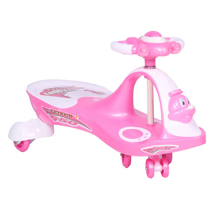  Playtool Twist and Swing Teddy Car Ride Ons for Kids-Indoor and Outdoor Play Area Teddy Twister / Magic Car PINK 