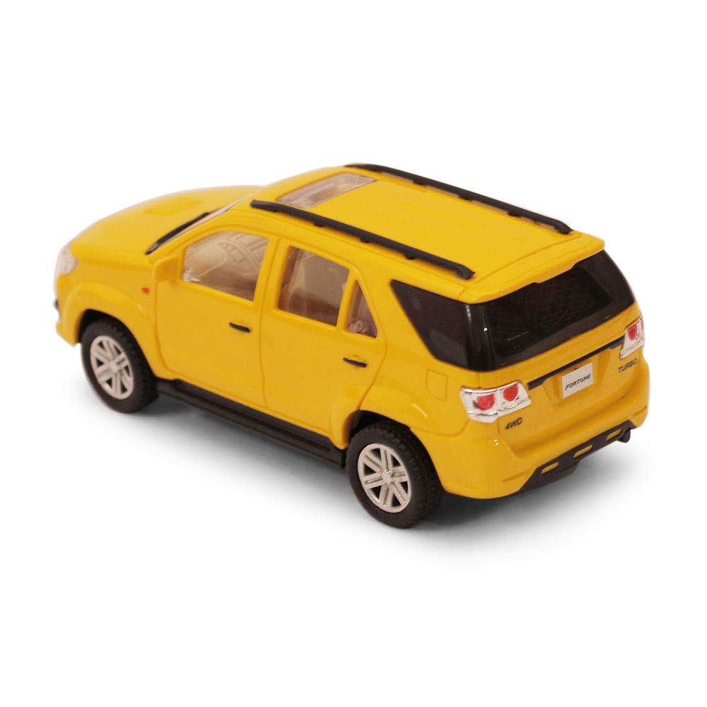Centy Toys Plastic Fortuner Pull Back Car, 1 Pull Back Car, Assorted Colour - MRGTOYS