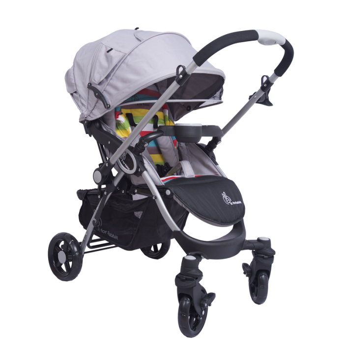 R for Rabbit Chocolate Ride Travel System Baby Stroller  Easy To Fold, Reversible Handle, Easy Attachment Of Infant Car Seat