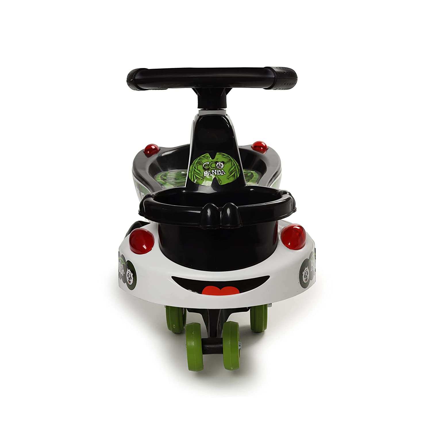 Ride-on Eco Panda Magic Car| Kids Push Car| Swing Car | Comfortable Seats | Elegant Design | Ride on Toy Car for Kids|Twister Ride on|Magic Toy Car|Kids Ride On| Push Rider| Steering Music & Lights For Kids - MRGTOYS