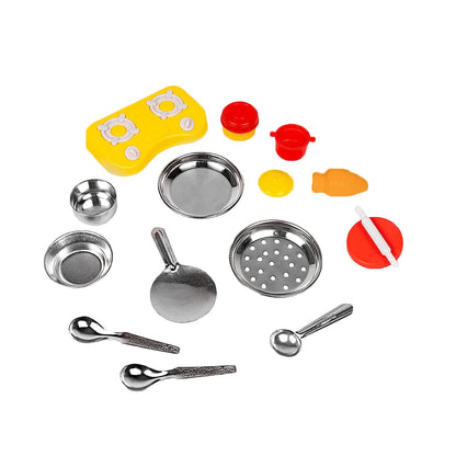 Kitchen Set for Kids.A Perfect Roleplay Pretend Play Kitchen Play Set for Kids (Vessels Kitchen Set) - MRGTOYS