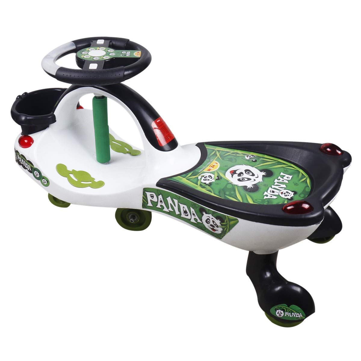 Ride-on Eco Panda Magic Car| Kids Push Car| Swing Car | Comfortable Seats | Elegant Design | Ride on Toy Car for Kids|Twister Ride on|Magic Toy Car|Kids Ride On| Push Rider| Steering Music & Lights For Kids - MRGTOYS