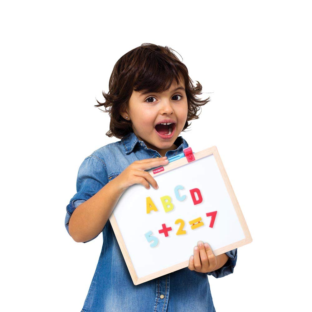 Giggles - Learn N Write Deluxe , 3 in 1 Magnetic Dry Erase & Chalkboard , Develops Early Writing Skills , 3 Years & Above , Preschool Toys