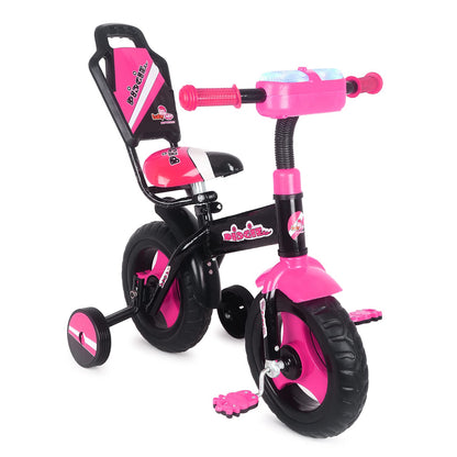 BABYCUTE Plug N Play Kids/Baby Tricycle for 12 Months to 48 Months, Cushion Seat and Seat Belt Boys, Girls, and Up to 30kg Carrying Capacity (Pink)PIDGI TRICYCLE - MRGTOYS