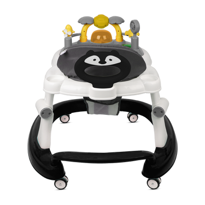 BLACK BABY WALKER WITH PUSH HANDLE