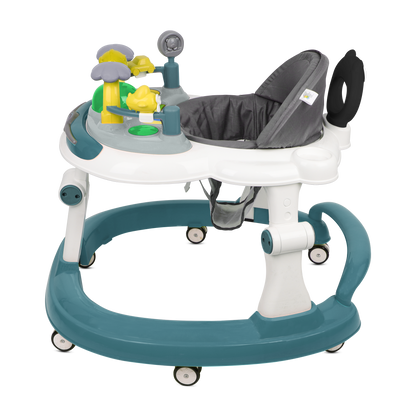 TEAL BABY WALKER WITH PUSH HANDLE