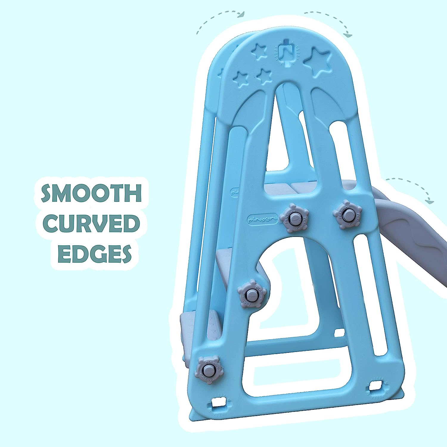 Home Garden Slide for Kids - PLAYGRO Super Garden Slider with Extended Buffer Zone - for Boys and Girls - Perfect for Home/Indoor or Outdoor - MRGTOYS