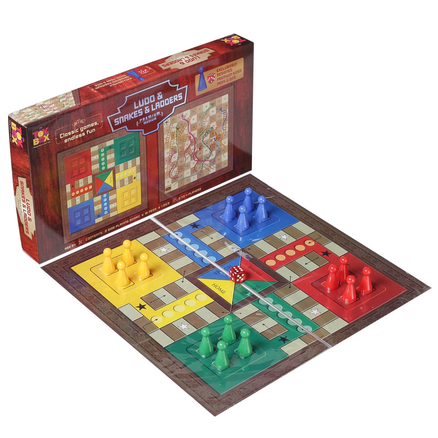 Toy Box Ludo & Snakes & Ladders M