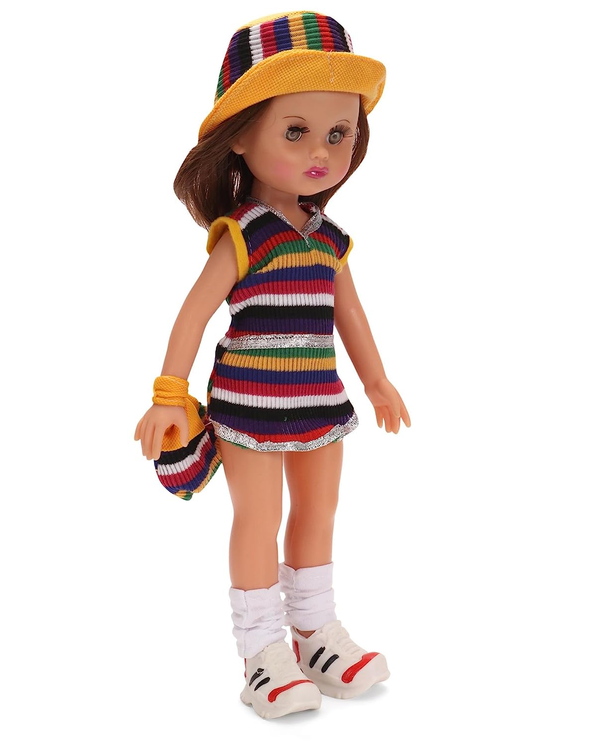 12 Inches Ahana Doll Angel Baby Doll, Multi-Color Stripes